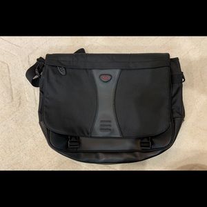 Tumi Black Messenger Laptop Bag